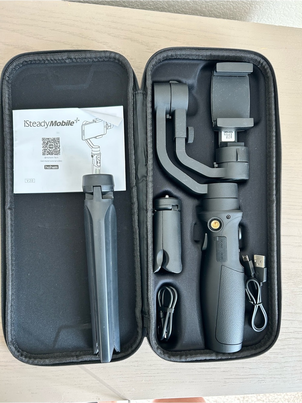 iSteadyMobile Foldable Smartphone Gimbal - Black - Picture 7 of 12